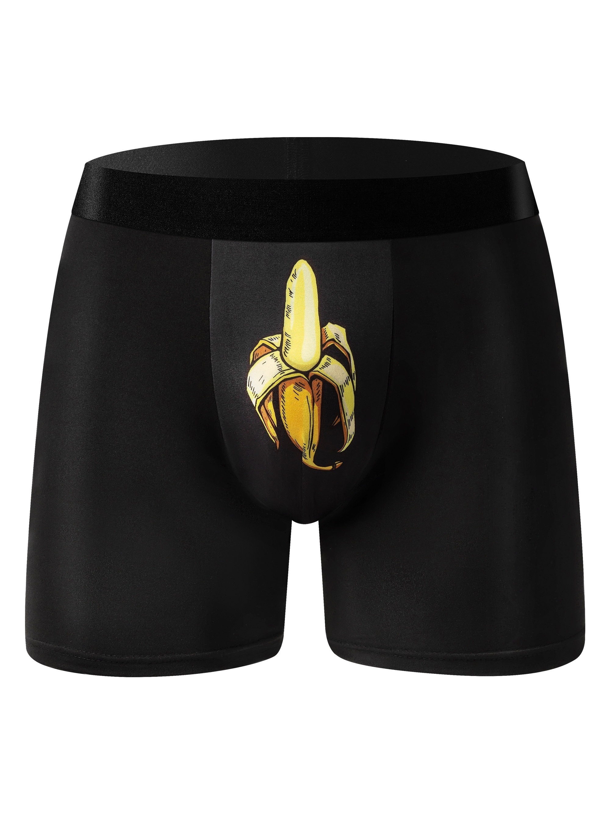 Mens Banana Print Casual Breathable Mens Underwear Temu