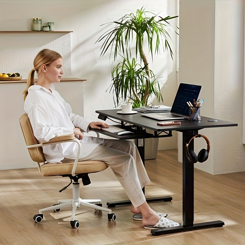 Electric Height Adjustable Standing Desk,Sit to Stand Ergonomic Comput