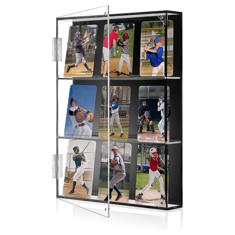acrylic baseball card display case uv protection clear wall - Temu acrylic baseball card display case uv protection clear wall - Temu
