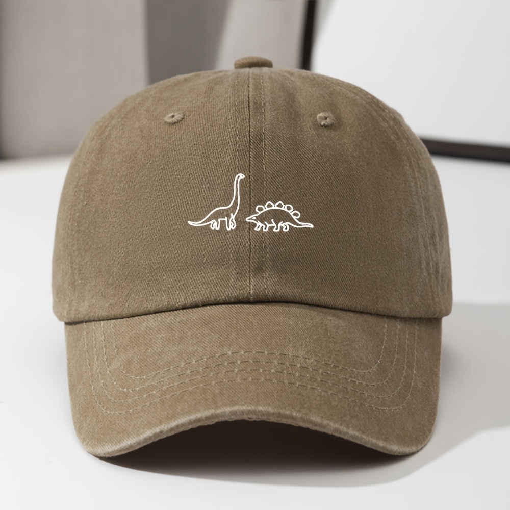 Image of A Printed Washed Retro Fashion Versatile Baseball Cap For Boys And Girls Universal Duck Tongue Hat