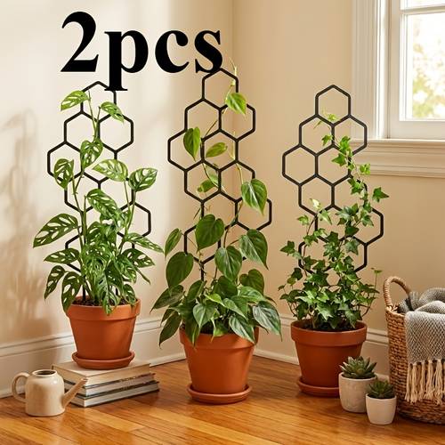 two 14 96x5 91 inch honeycomb plant climbing trainers potted vine and flower support saving indoor and outdoor gardening space