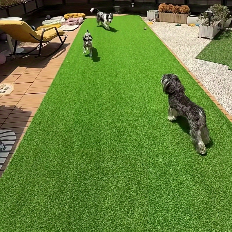 Large Artificial Turf Mat, Authentic and Fake Lawn Carpet - Suitable for Wedding Gardens and Courtyards, Easy to Install Without Tools, Ideal for Party Events, Home and Commercial Decoration, Low Maintenance, Party Decorations, Artificial Turf