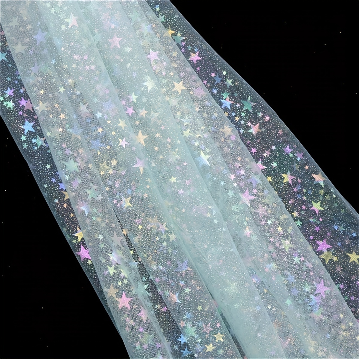 Image of 1pc Printing Tulle Fabric 150*100cm For Summer Dress Princess Dress Handmade Decoration Fabric