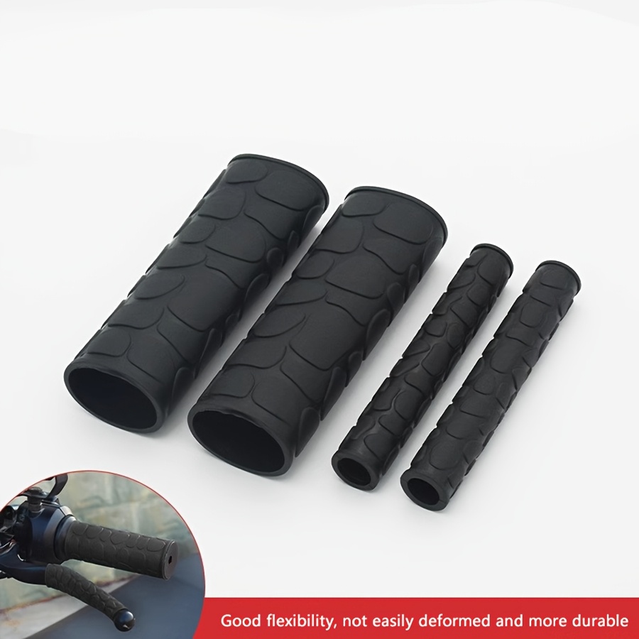 Image of Seametal 4pcs Motorcycle Handlebar Grip Sleeve Rubber Anti-slip Motorcycle Handle Cover Brake Clutches Lever Protector Sleeves