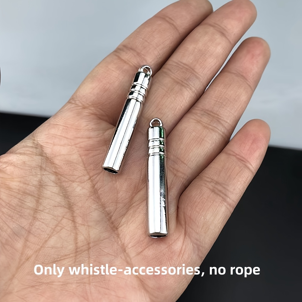 Temu – TEMU 2pcs Titanium Alloy Emergency Whistles – Loud, Durable Outdoor Hiking, Camping, And Adventure Survival Gear