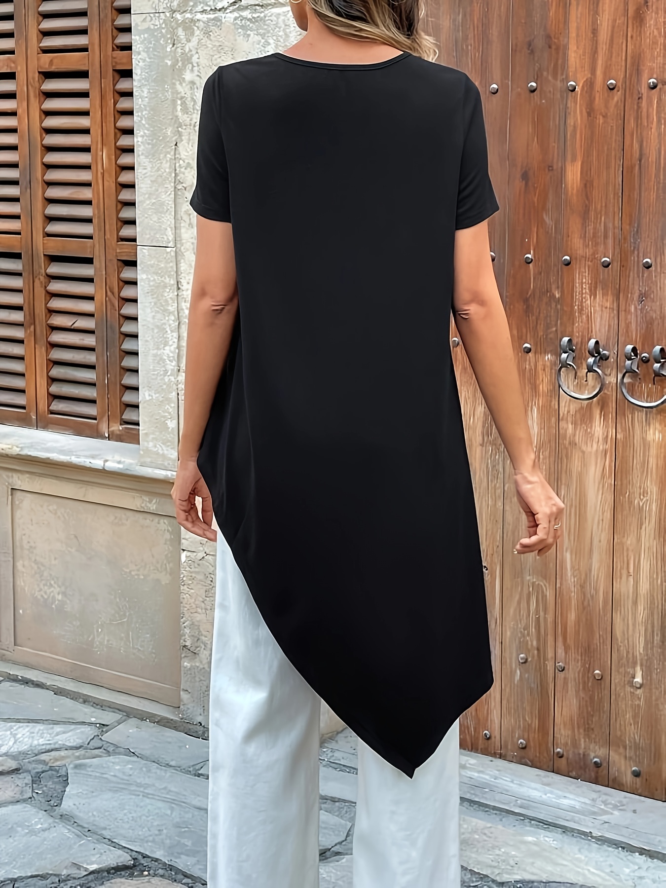 chinese dress ladies Jessica London Women's Plus Size T-Shirt Casual Short Sleeve Maxi Dress