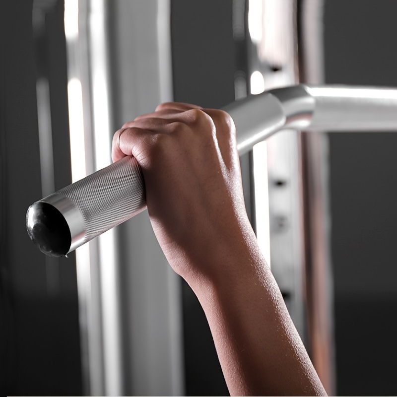1pc Aluminum Alloy High-Quality Pull Down Handle, Fitness Equipment Accessory for Back Muscle Training, Lat Artillery Rowing Chest Push Handle, Durable Gym Equipment for Strength and Endurance Exercises