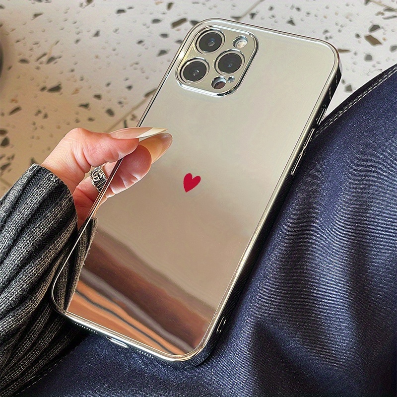 TEMU Phone Case: Suitable For Iphone 17 Pro Max 16plus 15 14 13 12 11 Series Phone Cases, High-quality Luxury That Used As A Mirror, Suitable For