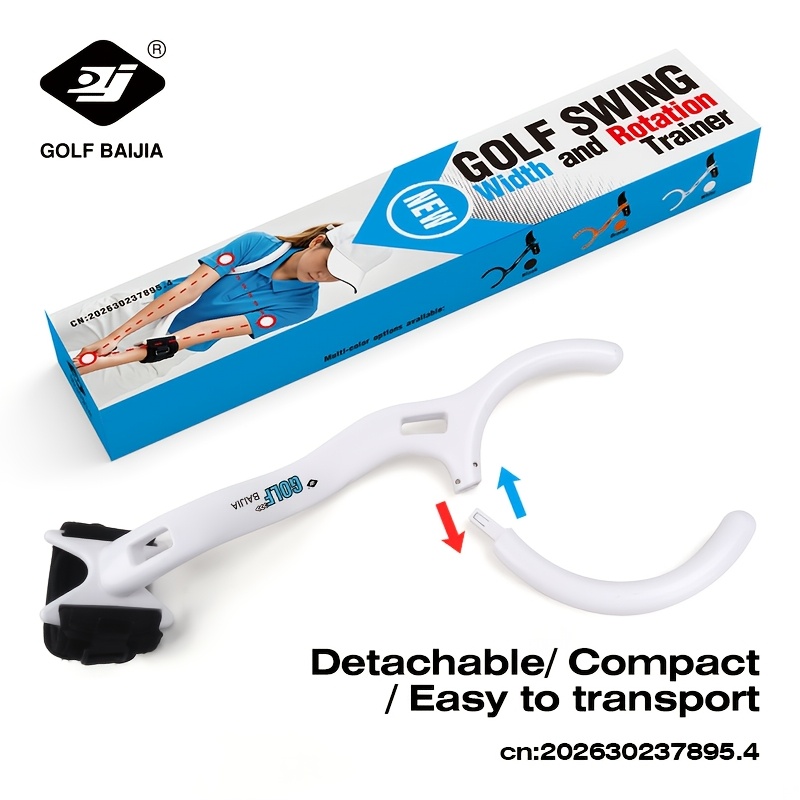 TEMU Golf Swing Width Trainer, Arm Swing Aid, The Baijia , Golf Swing Practice Aid For Improving Swing Stability