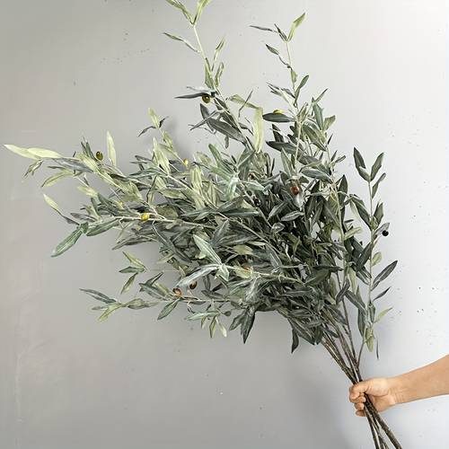 item picture 1pc of a large olive tree featuring lifelike branches and fruits suitable for indoor or outdoor decoration in living rooms home offices gardens and during christmas made from durable plastic