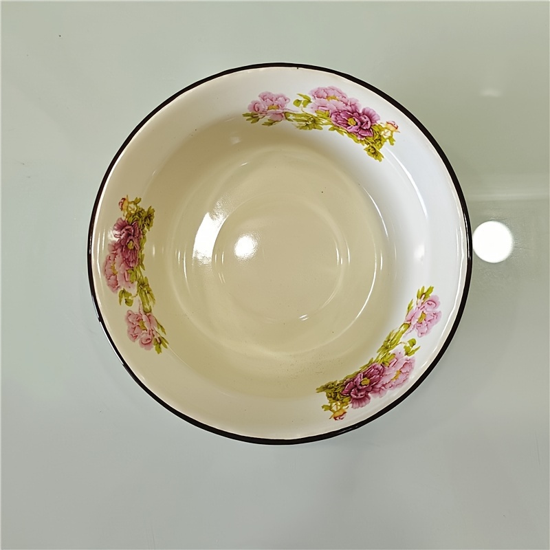 

2pcs Enamel Bowl Set - , -, - Thickened For & - For Kitchens, , And Events