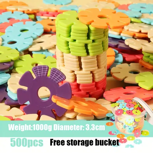 set of 500 300 100 colorful plastic blocks with a diameter of 3 3 cm with elements such as numeric letters snowflakes and more for halloween and christmas holidays connector toys