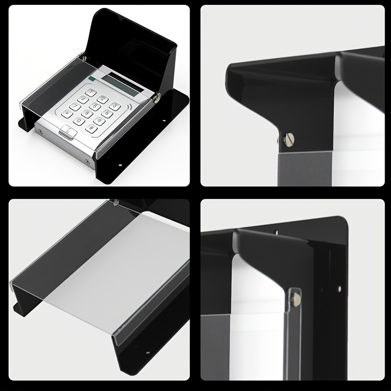Clear Flip Cap Doorbell Rain Cover for Weatherproof Protection