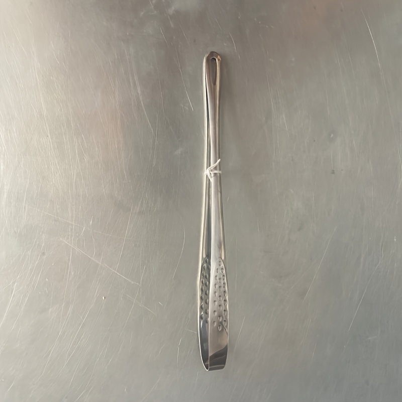 TEMU Pinzas para de estilo, engrosadas y extendidas, acero inoxidable, adecuadas para cocinas caseras y parrillas al , pinzas para autoservicio