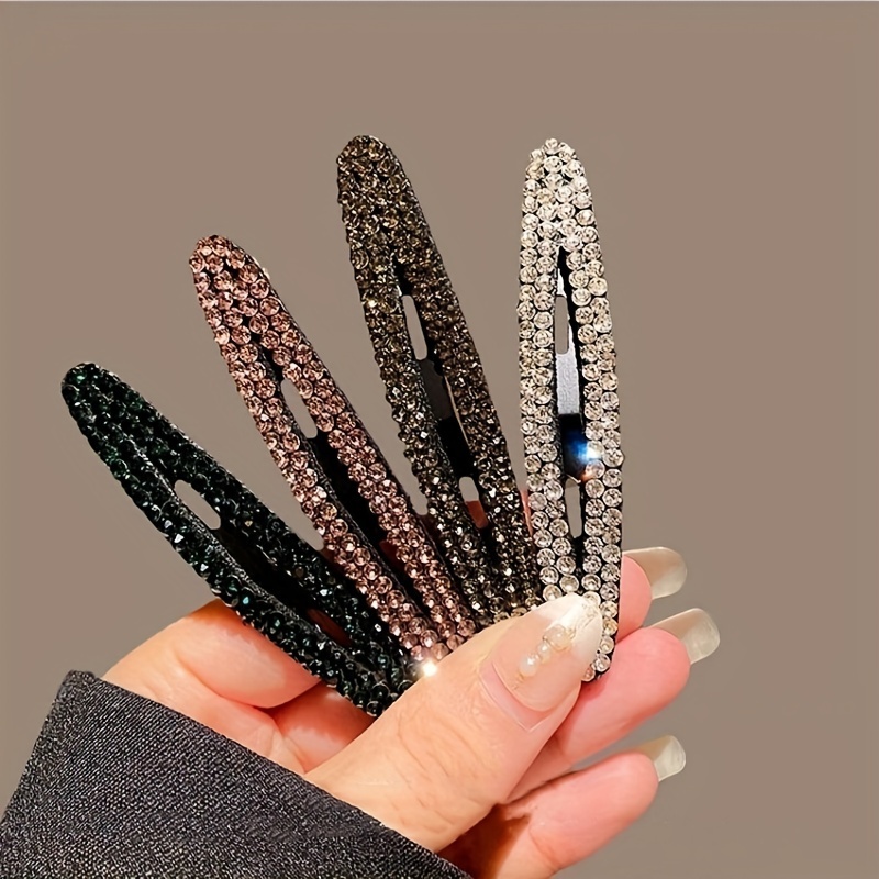 Rhinestone Clip High-end Back Scrunchie
