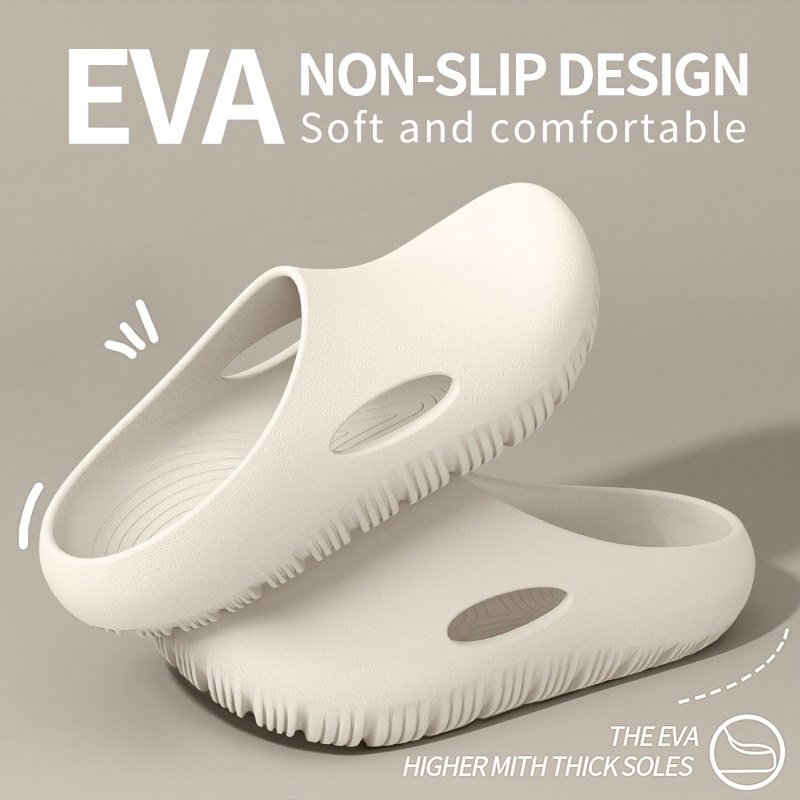 unisex home casual eva slippers non slip soft comfortable large size slip   womens home slippers womens outdoor slippers mens indoor slippers mens   mens outdoor slippers lightweight eva slippers suitable for family