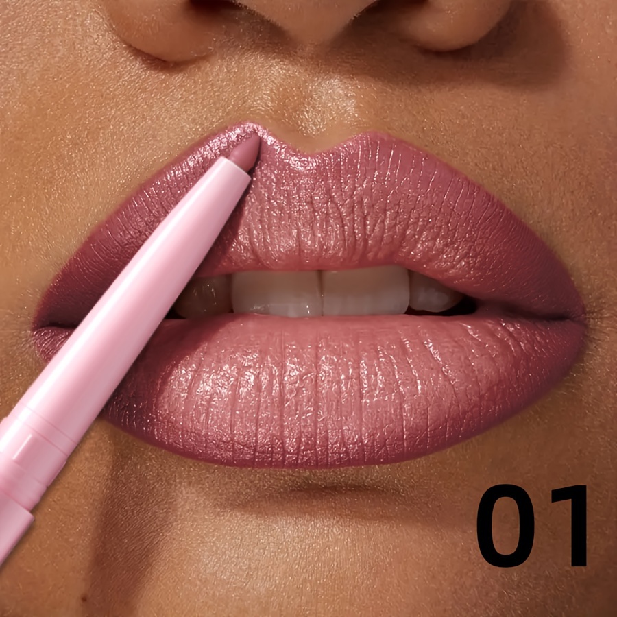 Mcd Long-lasting Matte Lip Liner Pencil - Moisturizing Lip Pencil With Wax-based Formula, Easy-apply //// Shades For Precise Lip Outlines, Durable Lip Makeup Enhancer Suitable For Skin Types