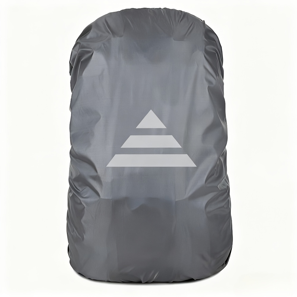 Image of 1 Large Capacity Outdoor Backpack Cover, Protecting The Backpack, Safety Reflective, Suitable For Hiking Travel Oxford Cloth Protective Backpack Cover