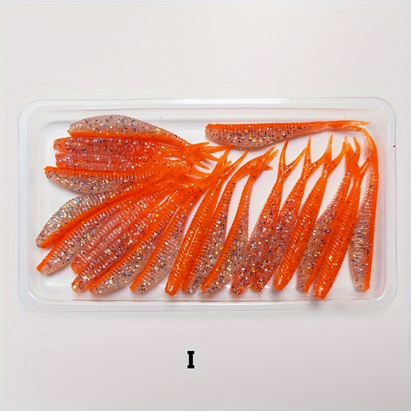 a bag 20pcs 6 36in 1 5g soft plastic lures tails - Temu
