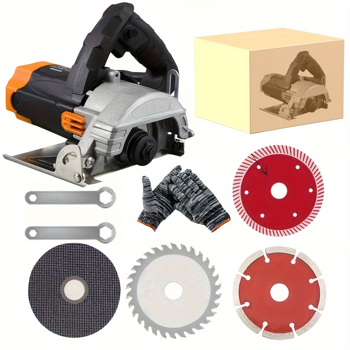 110  cutting machine tile carpenter small portable household marble machine slotting machine cutting saw chainsaw