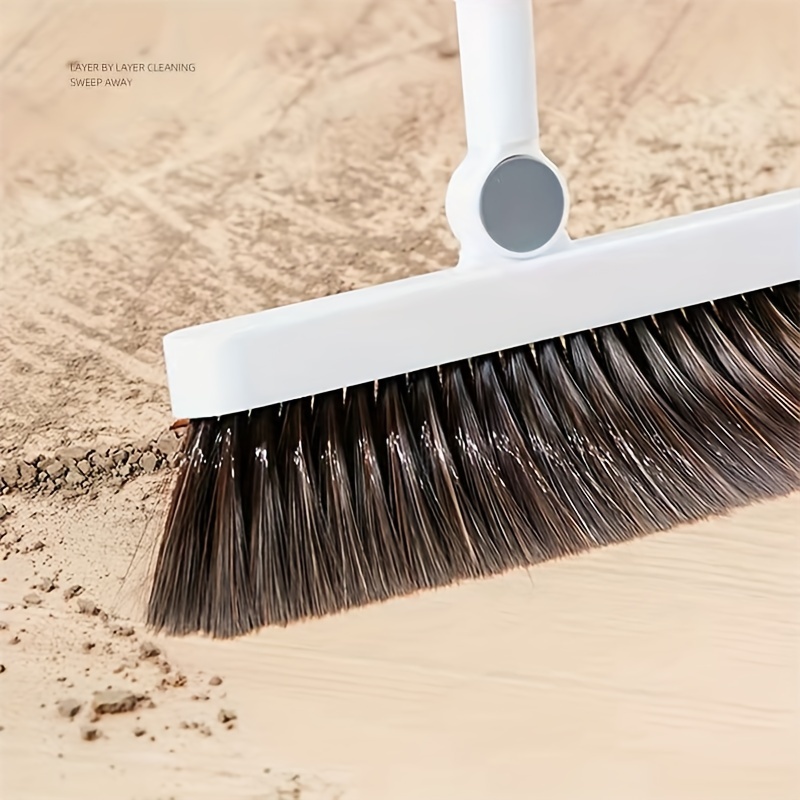 

180° Rotatable Sweep Broom, 47.24inch Long, Hair, Soft , Home Ceiling Sweeping Brush For Living Room, Bedroom Cleaning