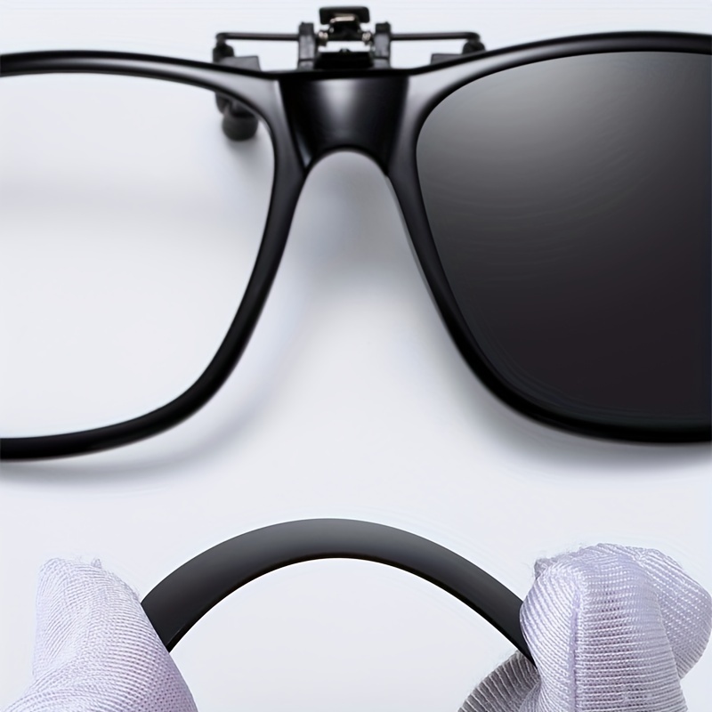 Polarized Clip Sunglasses Women Men Drivers Tr90 Flip - Temu