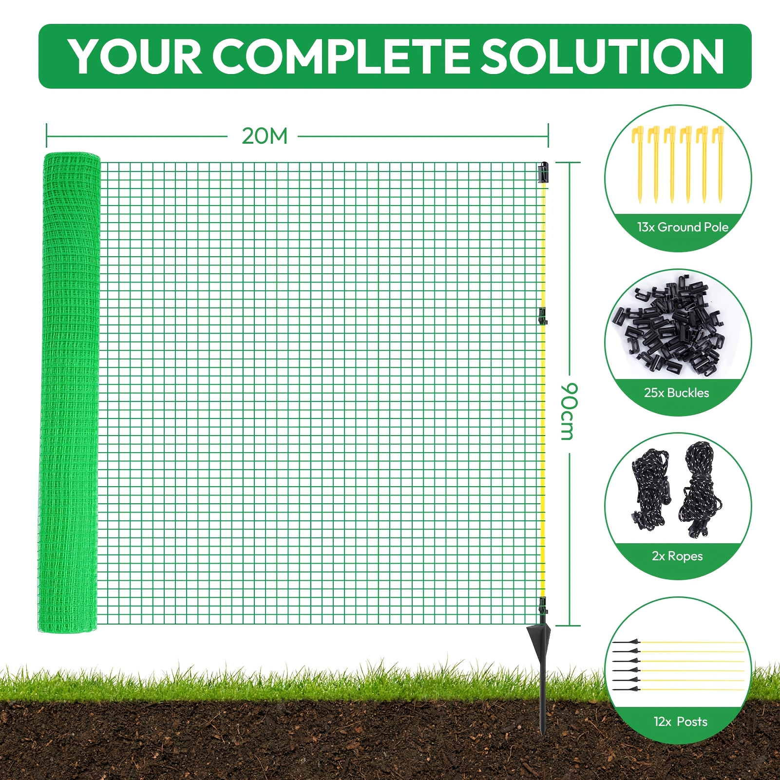 Pet Fencing, Outdoor Fencing For Small Animals, Chicken Coop Fencing, Garden Fencing