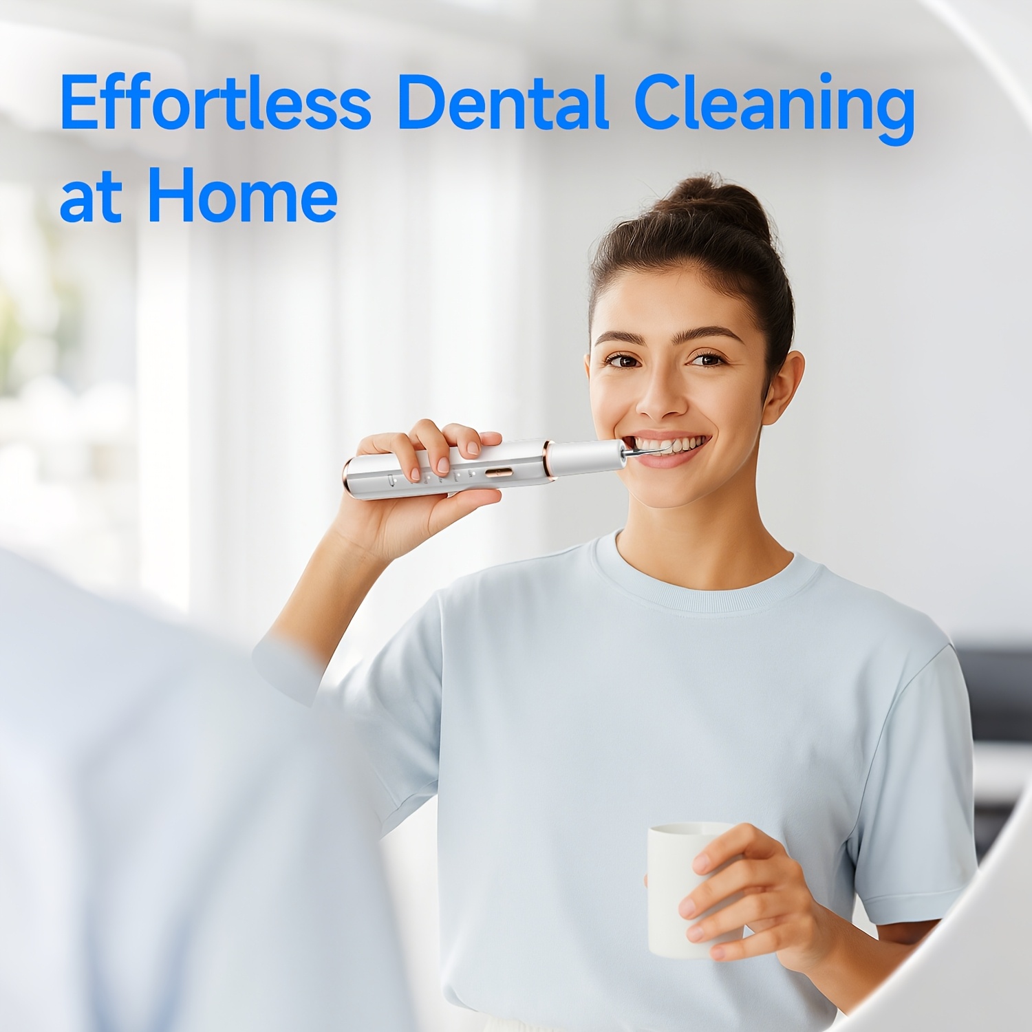 Electric Dental Oral Cleaning Set with LED Light