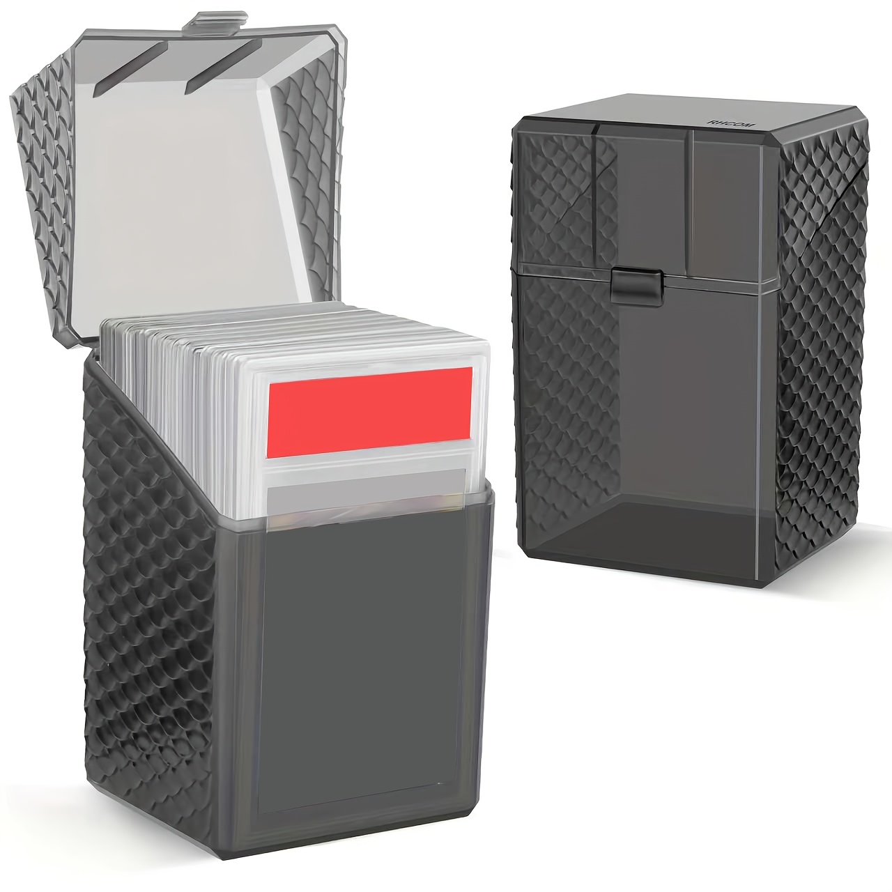 2-pack Grading Card Organizer, Thickened Plastic Display Storage Box For Psa, Csg, Bgs Sports Trading Card Boxes (cards Not Included)