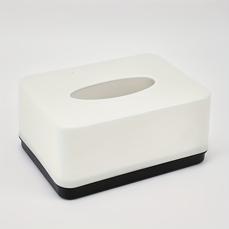 large rectangular tissue box dispenser durable plastic kitchen dining room organizer with   design 6 3 x 4 3 x 2 9 for   hotel use kitchen storage modern aesthetic   Product details 7