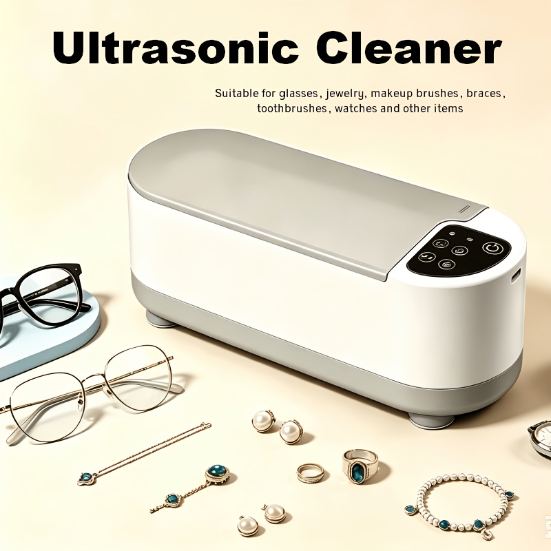 TEMU Jewelry/eyeglass Cleaner, Portable Hand-held Cordless Washer For Deep Stain Removal. Suitable For Watches, Makeup Brushes And Necklaces.