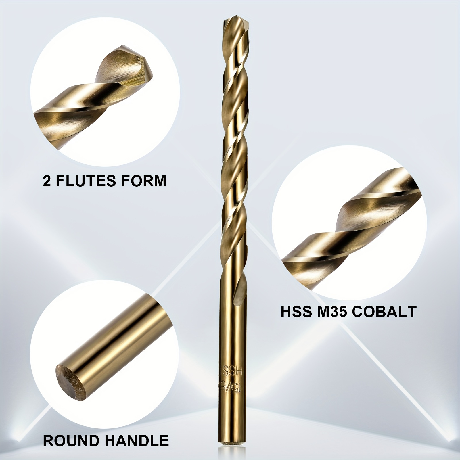 29piece Cobalt Drill Bit Set M35 Highspeed Steel Twist Drill Bits