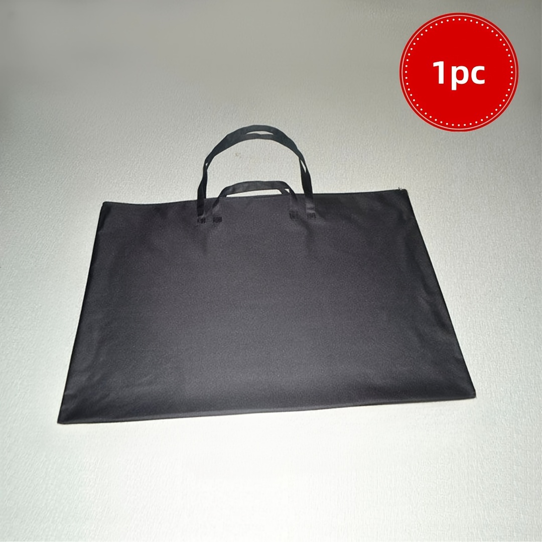 Black Art Portfolio Tote Bag Large Size Storage Bag Nylon - Temu