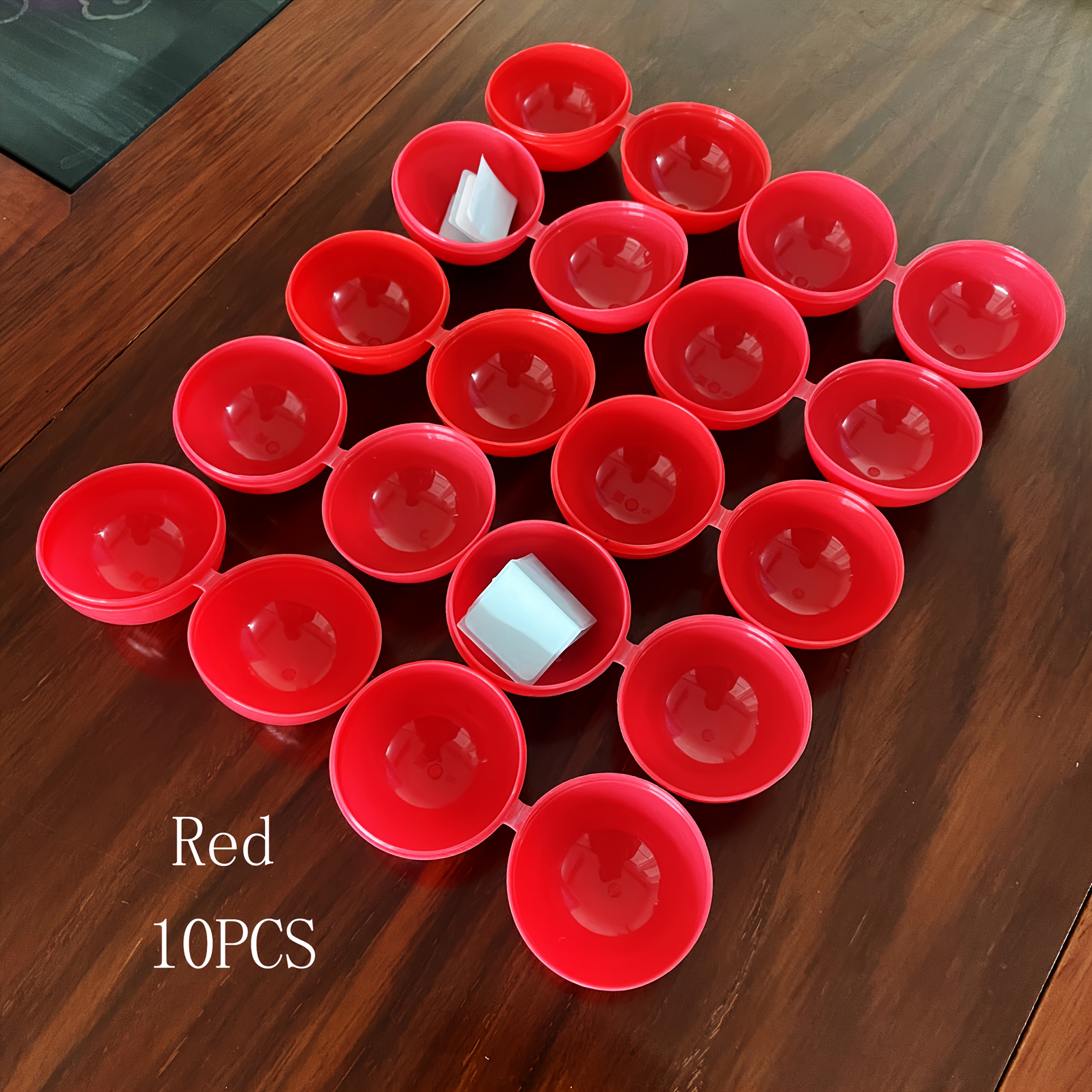 10pcs Colorful 4cm Plastic Prize Balls, Bright Colorful Lottery Props, Suitable For Lottery , Birthday , Grand Opening Props, No Electricity, Perfect For Gathering Games And For Halloween、christmas