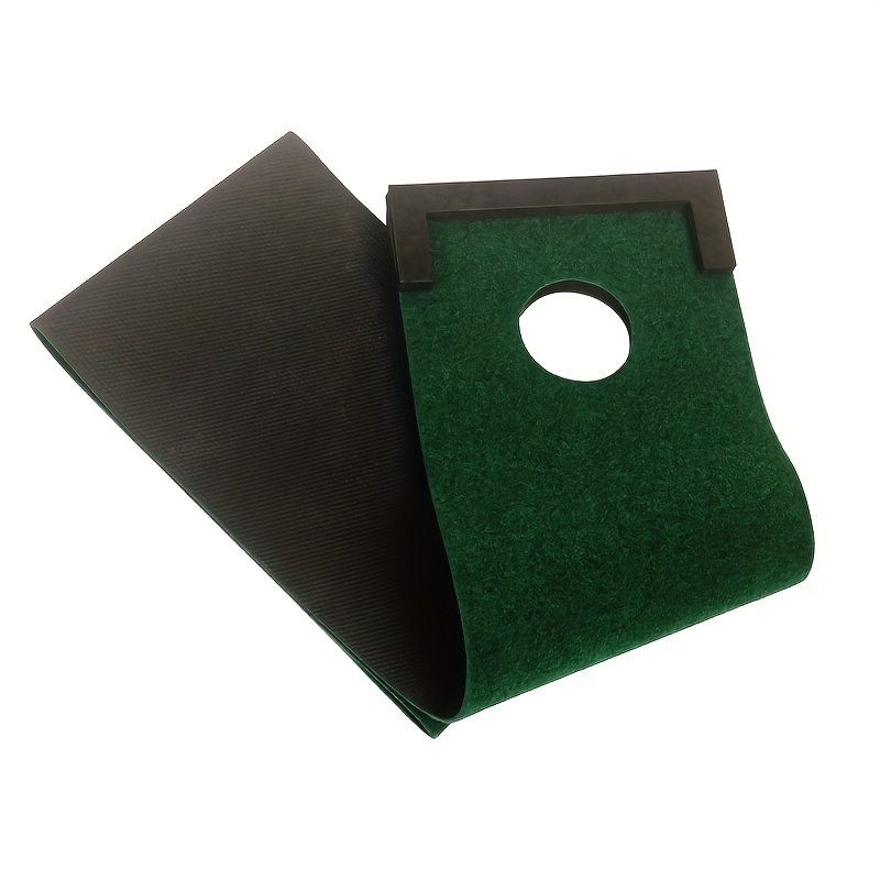 Golf Putting Mat with Non-Slip Base and Baffle Design