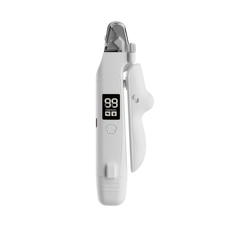 TEMU Multifunctional Professional Pet Nail Care Tool, Real-time Power Lcd Display, High-hardness Steel Blade Head Does Not Hurt , Pet Grooming Tool