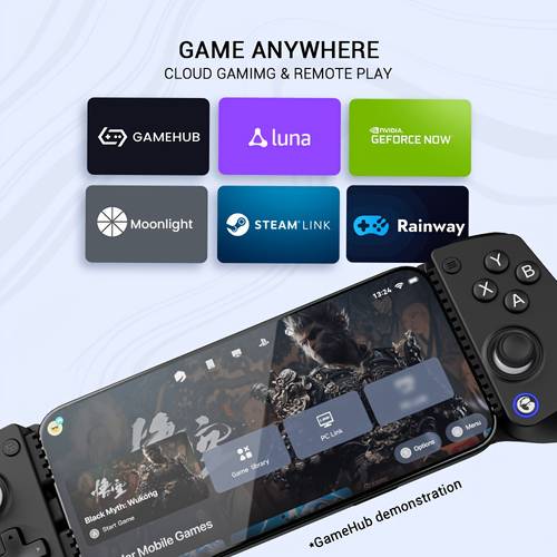 x5 lite mobile gamepad game controller with hall effect sticks turbo function pass through charging for ios phone lightweight 135g app