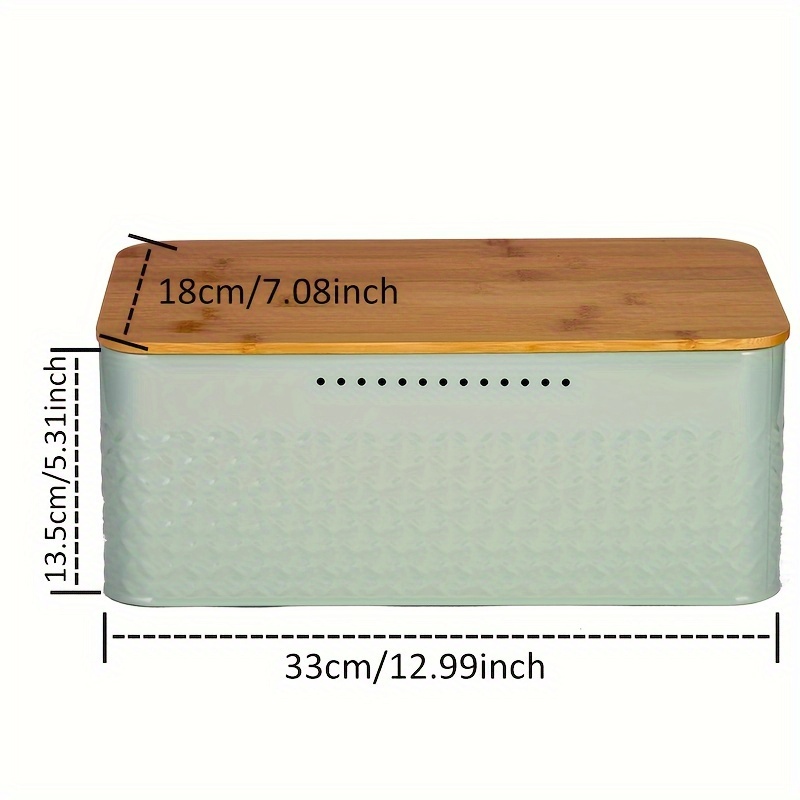 1pc bread box kitchen storage box home kitchen temu Temu Canada
