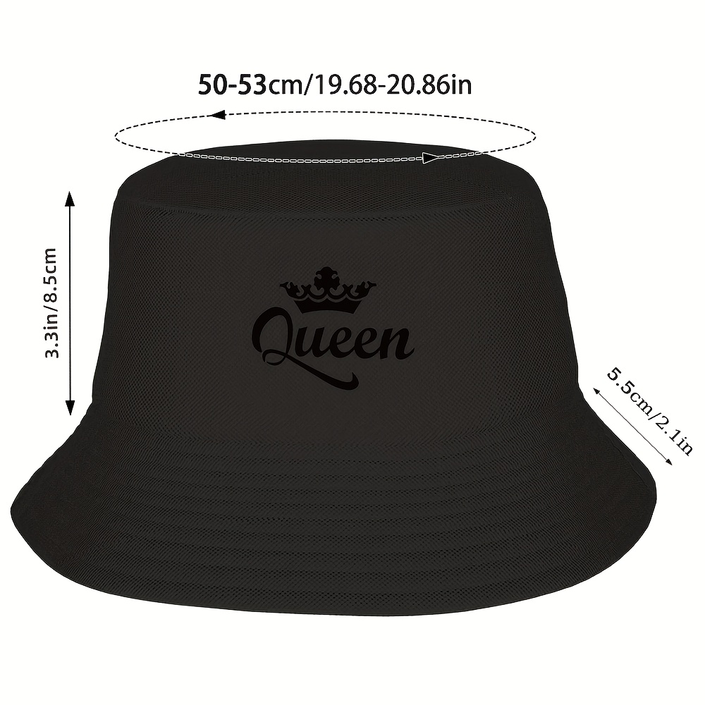 Women's Fashion Fisherman Hat, Creative Printed Cap