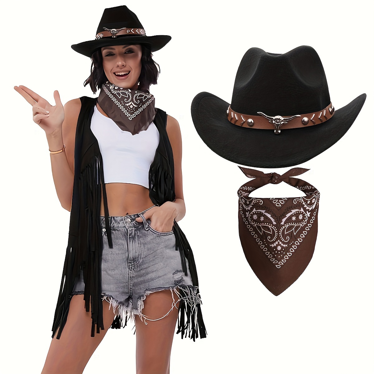 Costume Habillement Western Pour Femme Ensemble De Costume De
