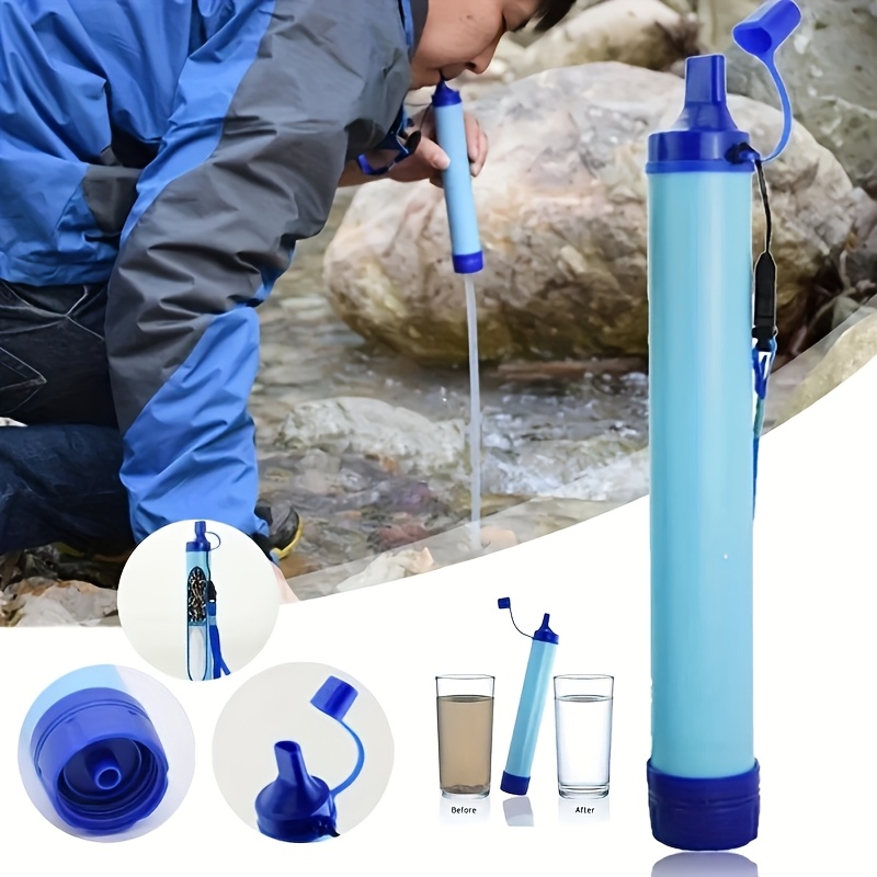 

4 Sets Of Portable Water Systems For Camping, Hiking, And Emergency , Ideal For Filtering Water From And Lakes Outdoor Activities.