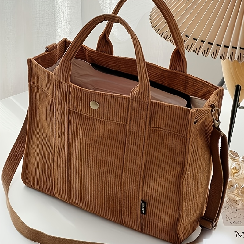 New Thicker Fleece Fashionable Women's Crossbody Bag, Large Capacity Portable Commuter Tote, Adjustable Shoulder Strap With Soft Fabric, Essential For Commuting