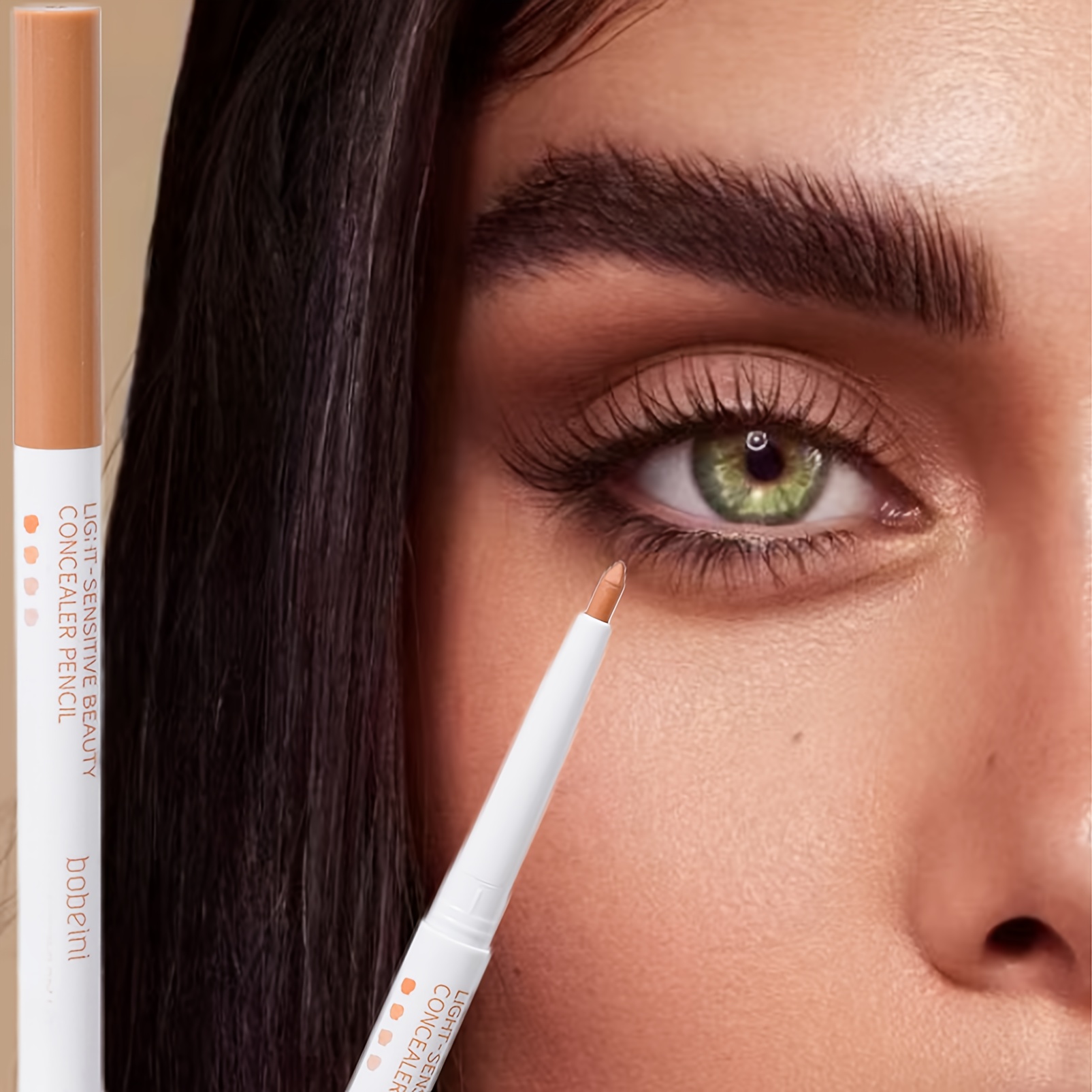 Creme-matt Lidschatten Stick Mit Glitter - Wasserfester, Hochpigmentierter Eyeshadow Pencil