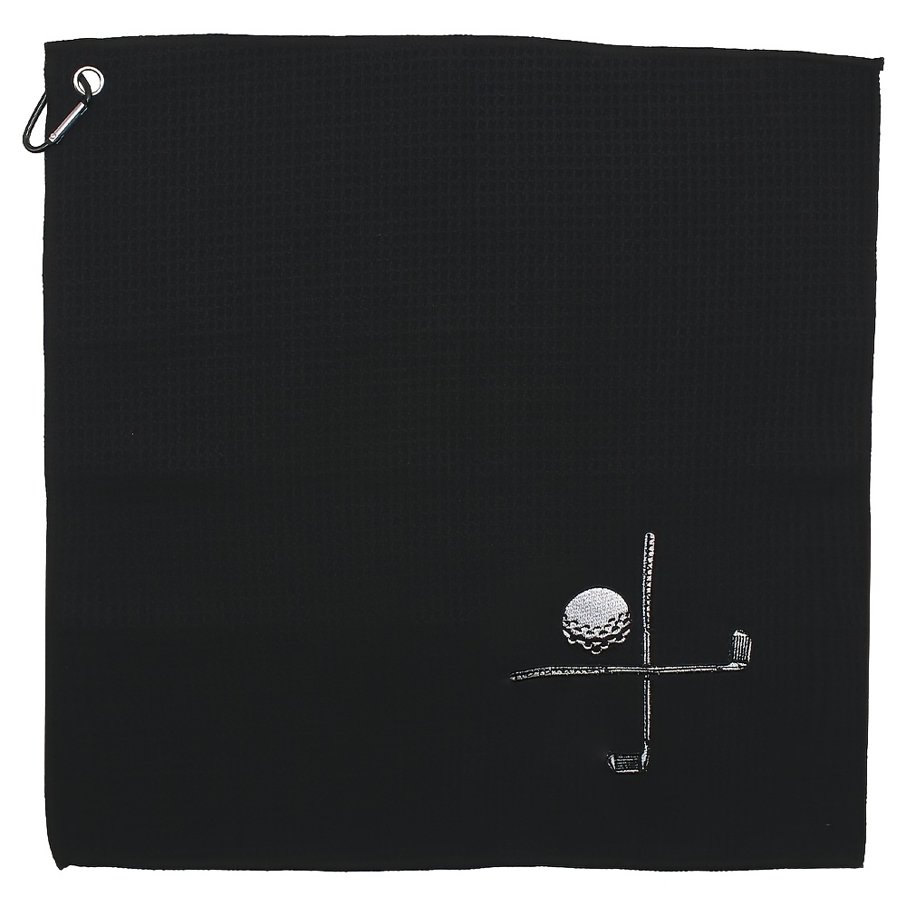 TEMU Letter Embroidery Custom Golf Towel - Personalized Men's Golf Club Towel, Easter Groomsman Retirement Birthday Christmas Father's Day Gift,