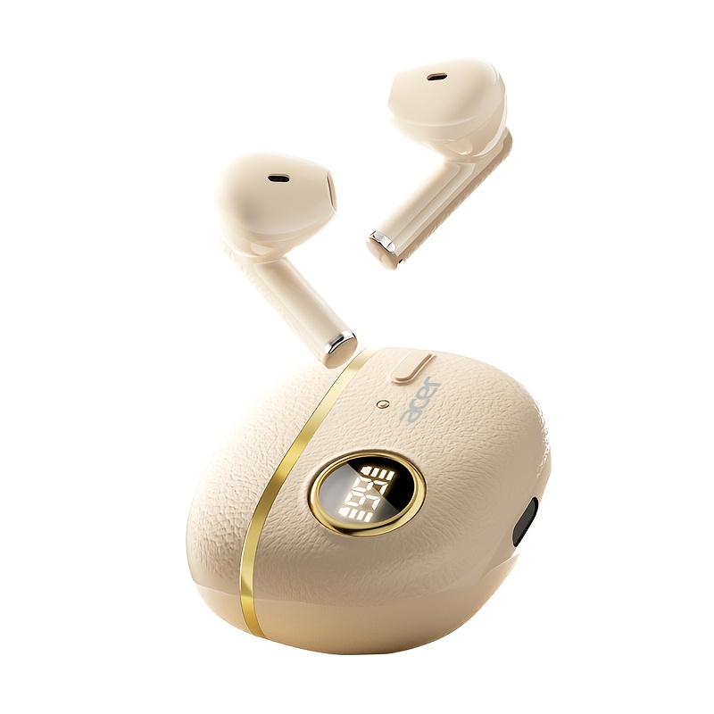 Acer Genuine Product Ohr544 Wireless Earbuds, Super Long Standby, 13mm Dynamic Driver, Aac , Wireless 6.0, In-ear Fit, Touch Control(play/skip Track/volume), Type-c Charging, For Sports& Gaming