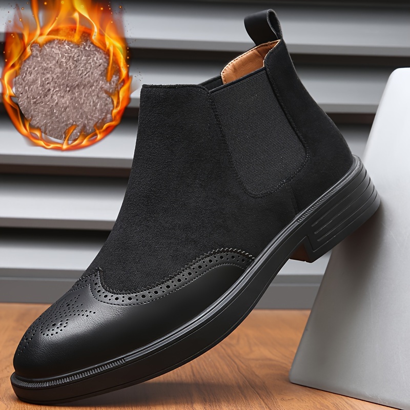 Style Fleece Chelsea Boots Chaco Paonia Suede Leather Cinnamon