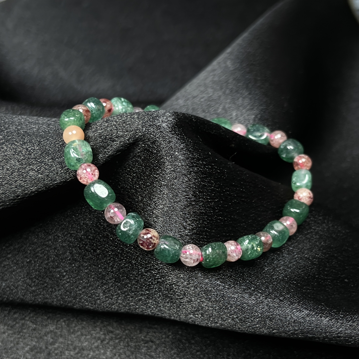 Multicolor Beaded Crystal Bracelet for Men & Women, Elegant Gift