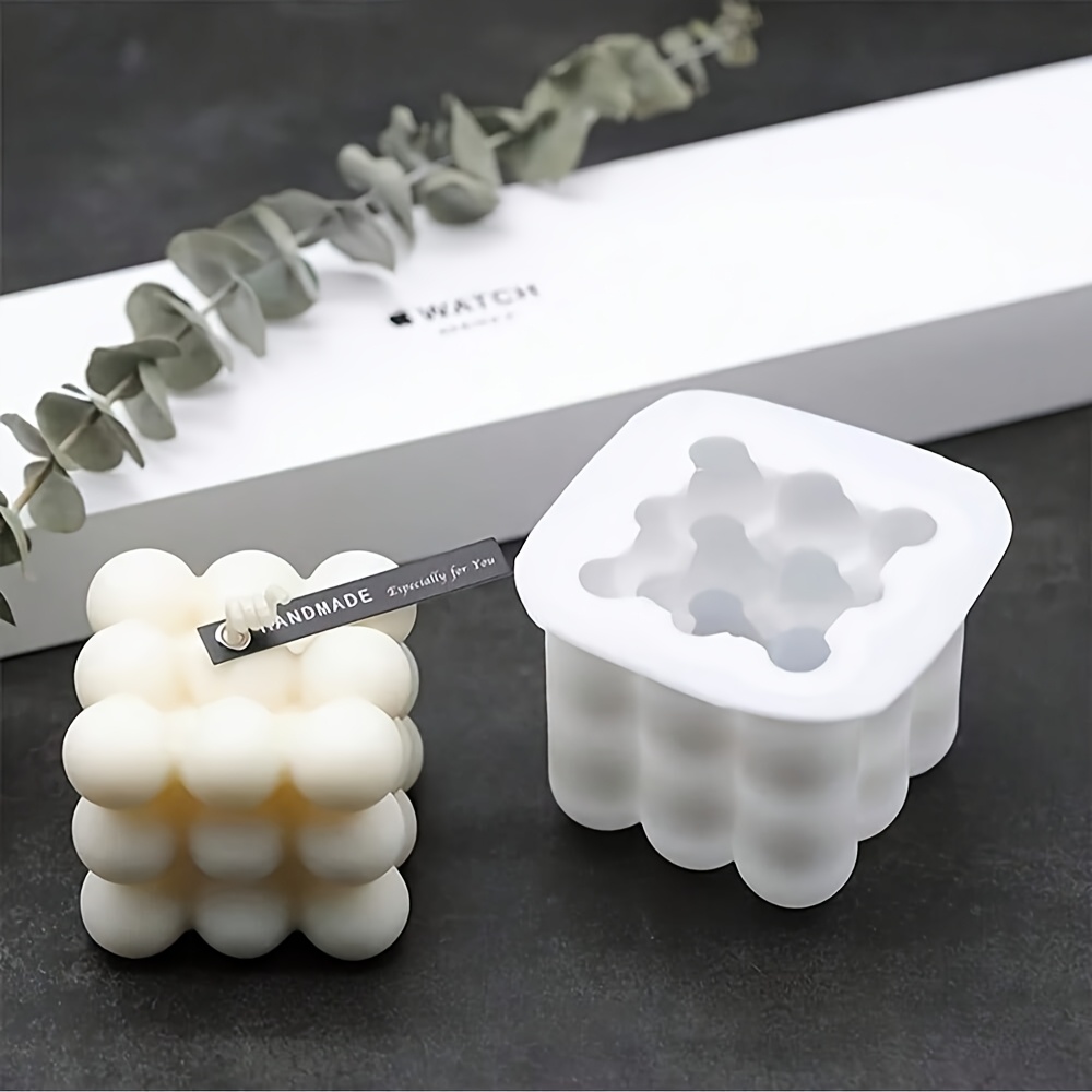 E-shop 3D Kerze Silikonform Antihaft Blasen Aromatherapie Kerzenform Handwerk Aromatherapie Gips Geschenk Herstellung Form