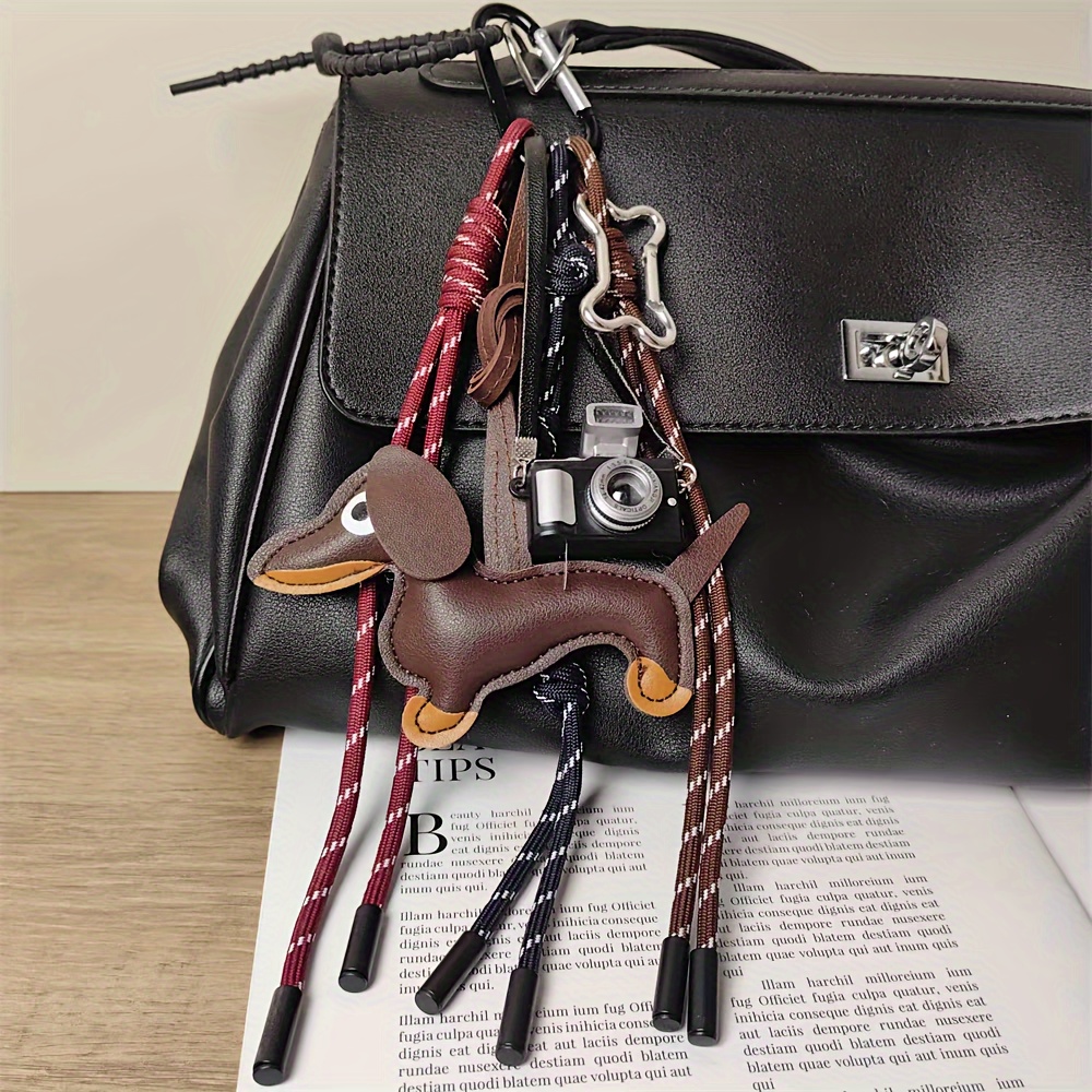 

's Pu Keychain - Sausage Dog Bag , Car Decoration