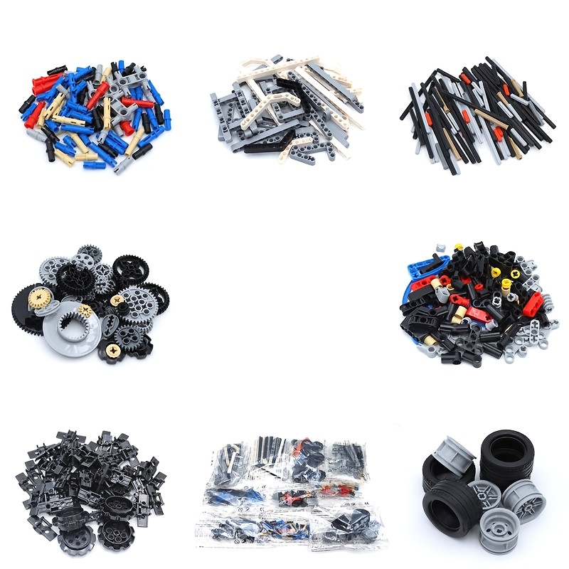 Image of 552pcs, Building Block Toy Set, Craft Parts Gear Shaft Pin Connector, Easy To Assemble, Cool Toy For Men, Perfect Gift For Birthdays, Christmas, Halloween, Thanksgiving, New Year And Parties